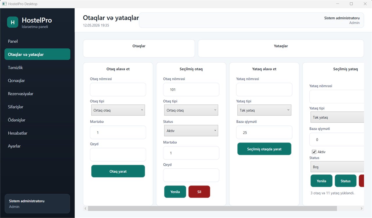 Комнаты и кровати - Система управления хостелом